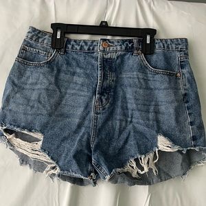 Target brand Wild Fable blue high waisted shorts size 12